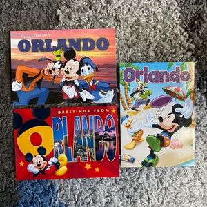 Disney Orlando Post Card Set Of 3